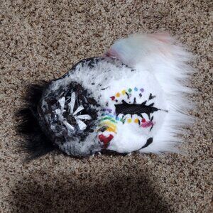Rainbow therian cat mask